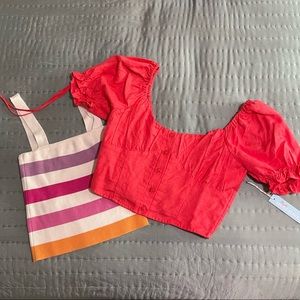 Lot of Two Crop/Tank tops from Forever 21 Size Small